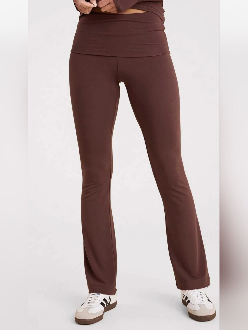 nuuds Brown Boot-Cut Flare Pants